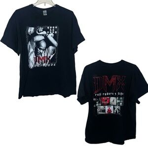 DMX Ruff Ryders 4 Life Double Sided Memorial T-shirt Size XL